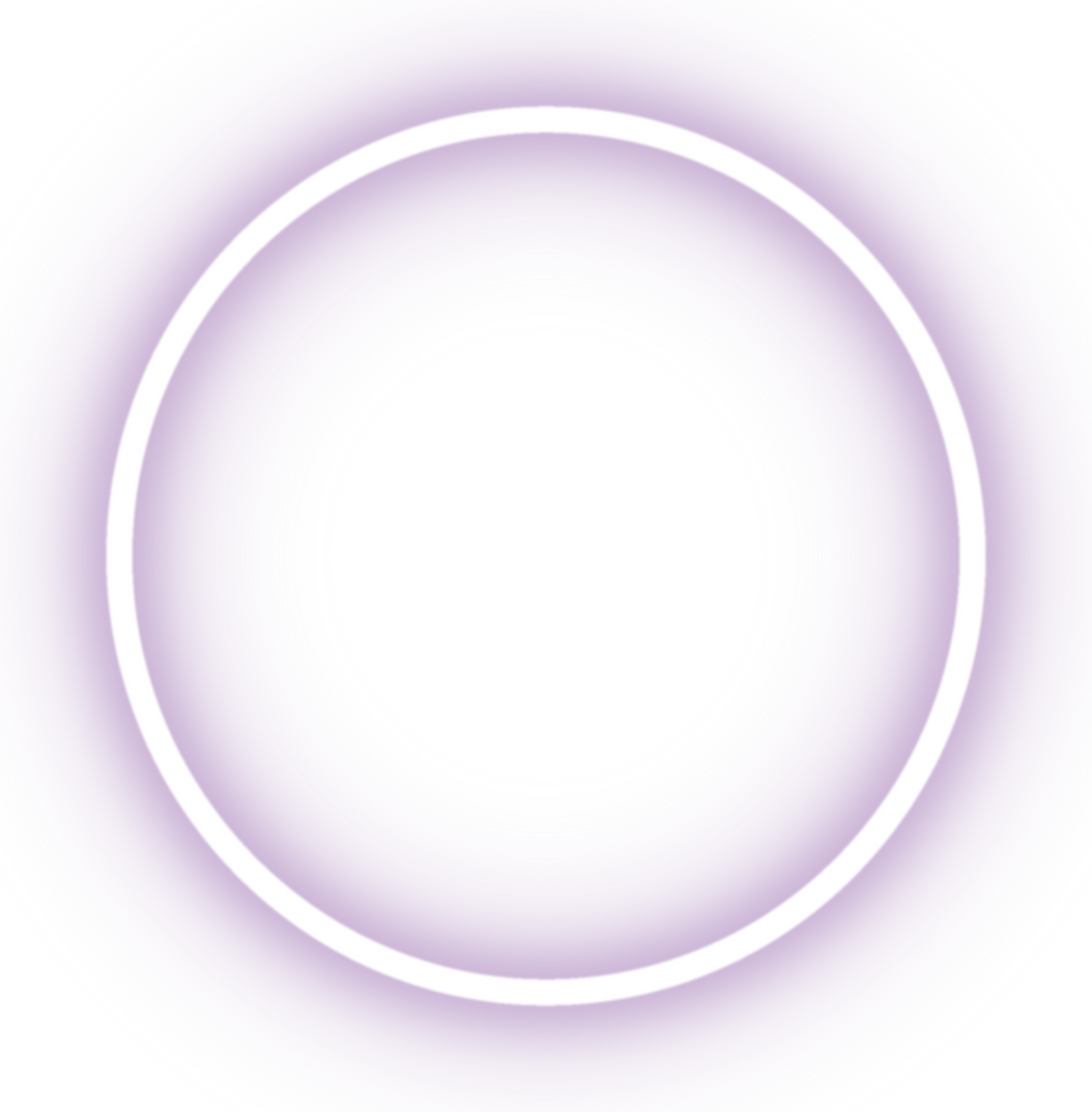 Purple Neon Circle Illusion